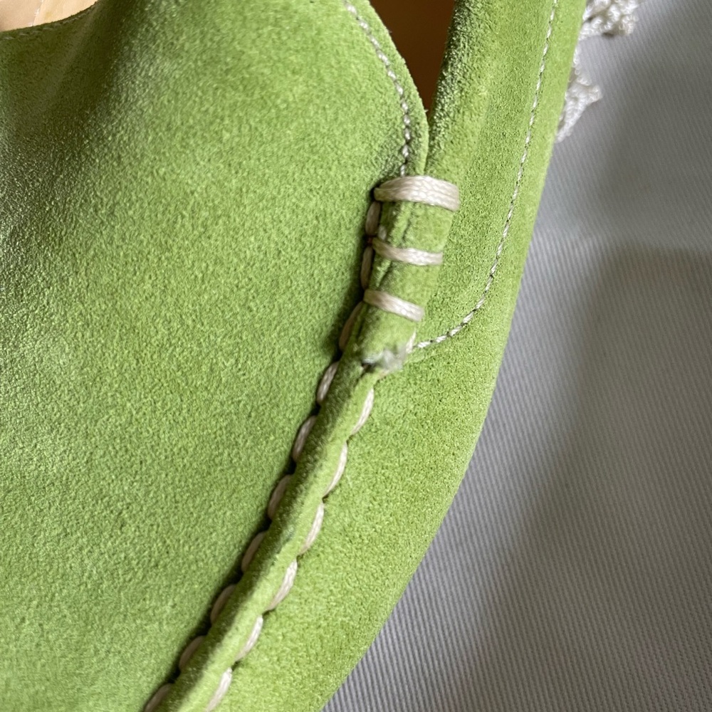 Green Suede Loafers - Picture 5 of 5